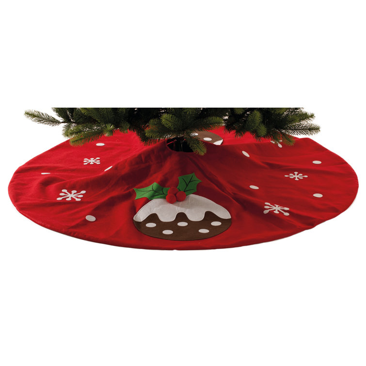 The Seasonal Aisle Fabric Tree Skirt & Reviews Wayfair.co.uk